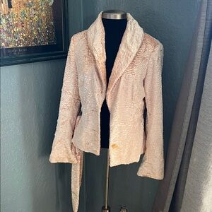 Vintage Cache Y2K Cream Teddy Jacket